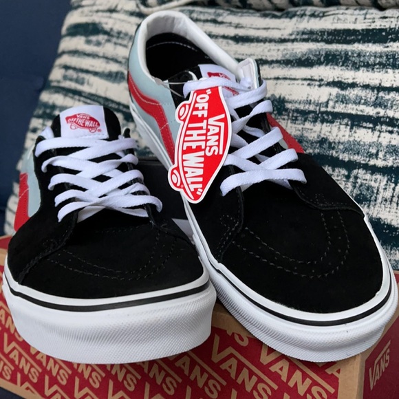 Vans Sk8-Low 2-Tone Black/Winter Sky MENS - Picture 8 of 16